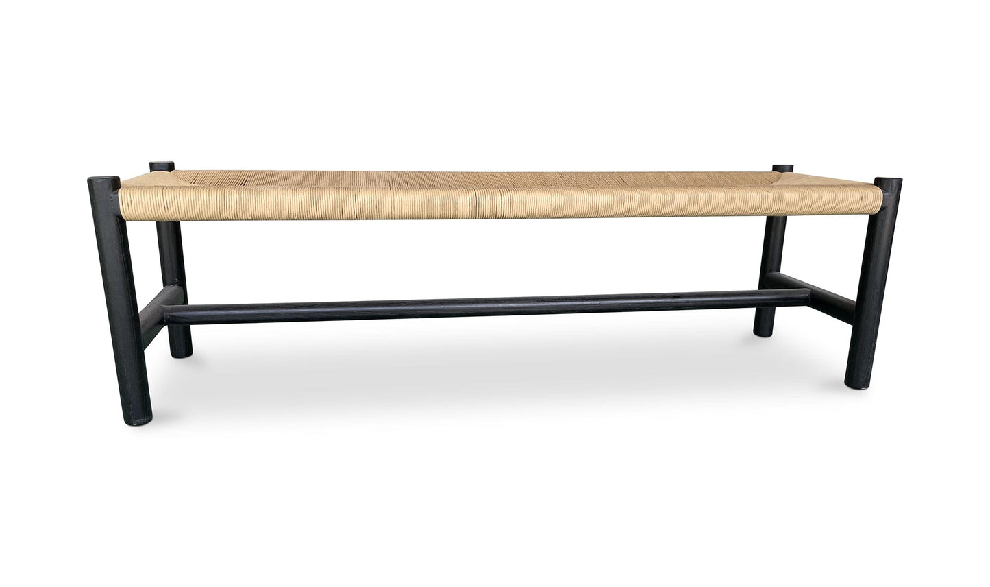 The Carpentry Shop Co. Hawthorn Large Bench Black Hawthorn Large Bench Black