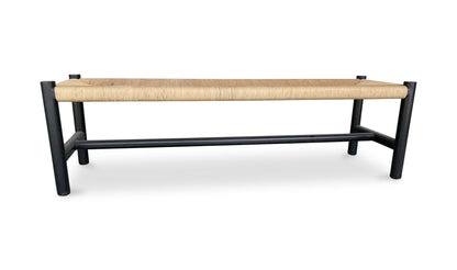 The Carpentry Shop Co. Hawthorn Large Bench Black Hawthorn Large Bench Black