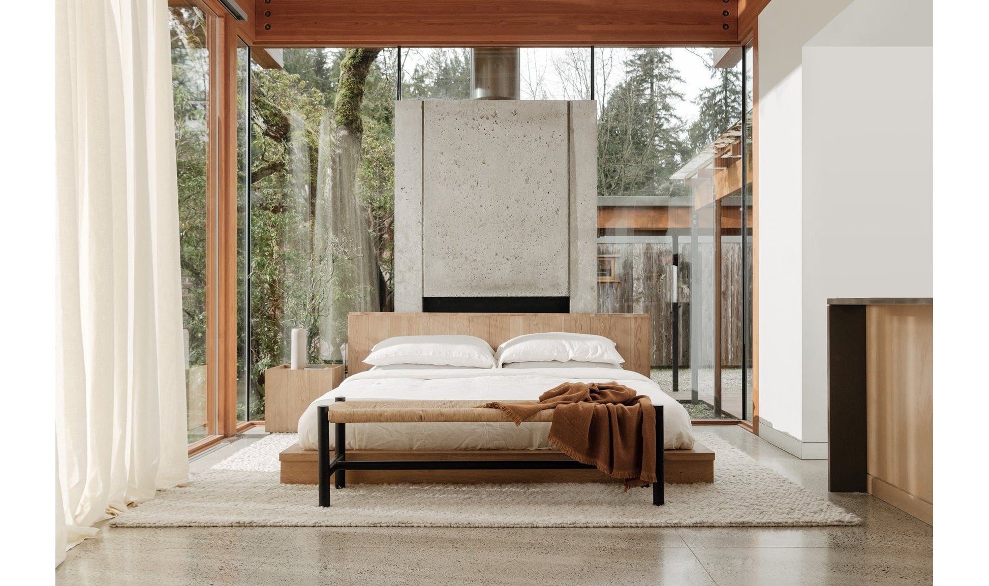 The Carpentry Shop Co. Hawthorn Small Bench Black Hawthorn Small Bench Black