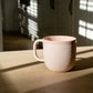 Ethical Trade Co Home Powder Pink / Coffee Mug / Plain Handmade Ukrainian Porcelain Cups