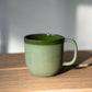 Ethical Trade Co Home Green / Coffee Mug / Plain Handmade Ukrainian Porcelain Cups