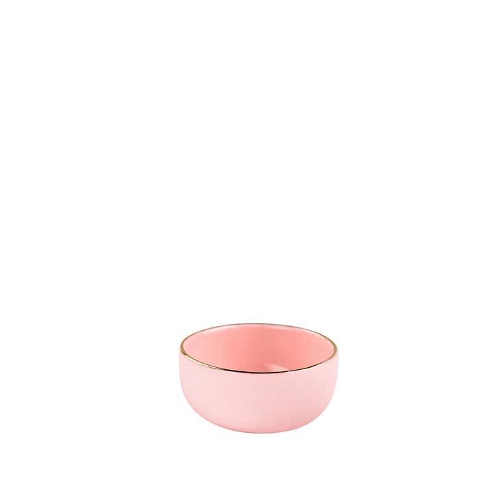 Ethical Trade Co Home Powder Pink Handmade Ukrainian Porcelain Pinch Bowl