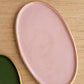 Ethical Trade Co Home Large / Powder Pink / Gold Rim Handmade Ukrainian Porcelain Serving Platter