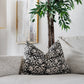 RuffledThread Home & Living > Home Décor > Decorative Pillows 14 in X 20 in ADEAGBO - Indian Hand Block Linen Lumbar Pillow Cover