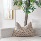 RuffledThread Home & Living > Home Décor > Decorative Pillows 14 in X 20 in AKINDAYO- Indian Hand Block Linen Lumbar Pillow Cover