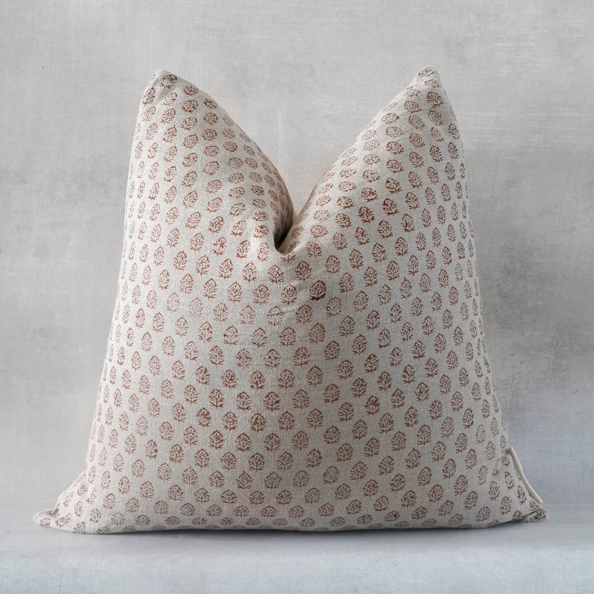 RuffledThread Home & Living > Home Décor > Decorative Pillows AYO- Indian Hand Block Linen Pillow cover