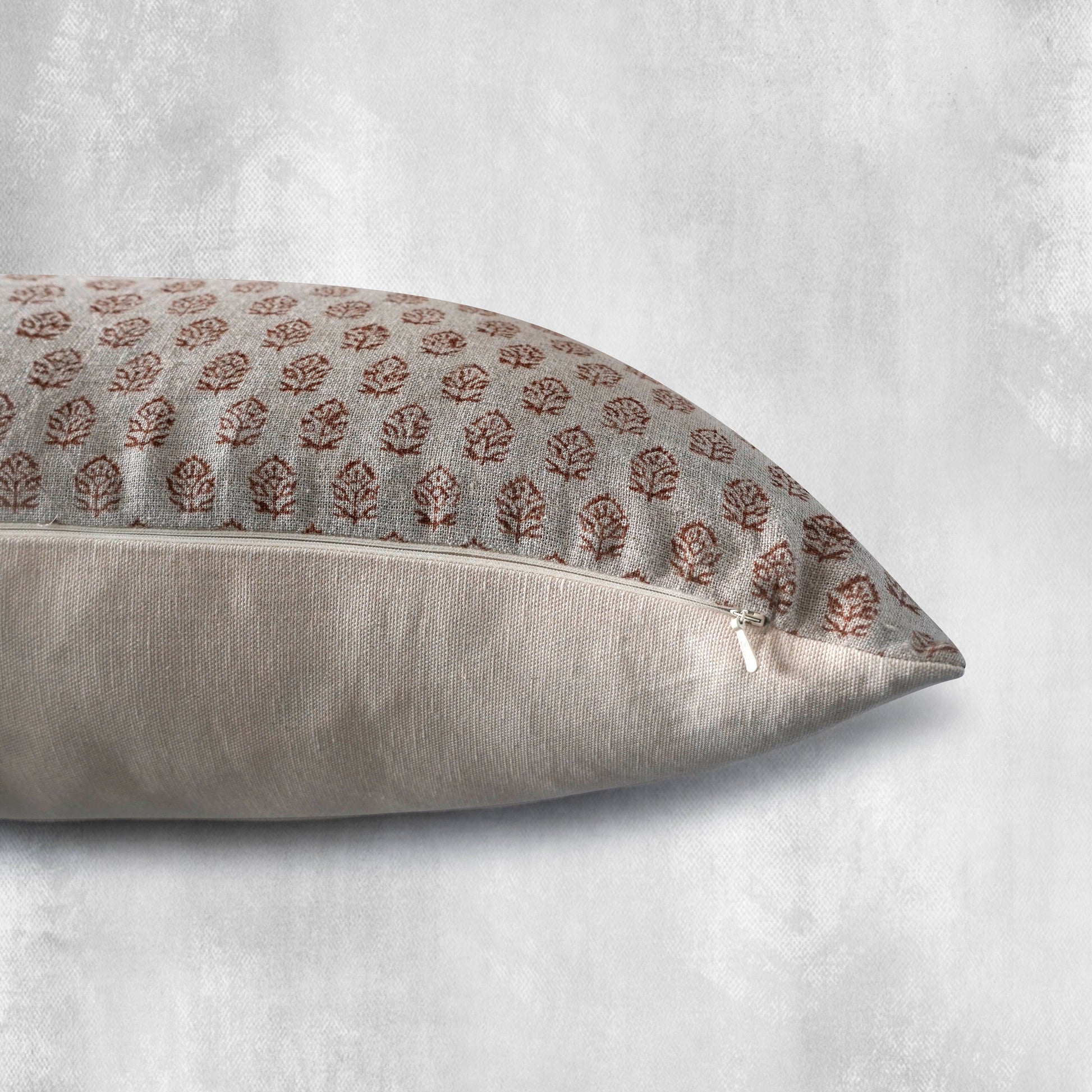 RuffledThread Home & Living > Home Décor > Decorative Pillows AYO- Indian Hand Block Linen Pillow cover