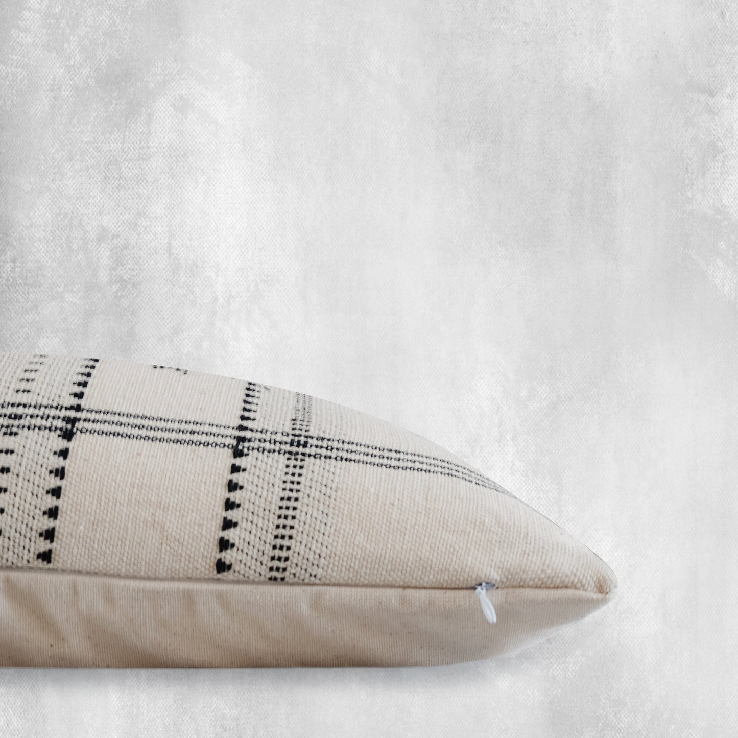 RuffledThread Home & Living > Home Décor > Decorative Pillows EKUNDAYO- Woven Cotton Throw Pillow Cover