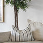 RuffledThread Home & Living > Home Décor > Decorative Pillows 14 in X 20 in ITUNU- Indian Hand Block linen Lumbar pillow  cover