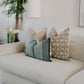 RuffledThread Home & Living > Home Décor > Decorative Pillows KURA- Indian Hand Block Linen Pillow cover