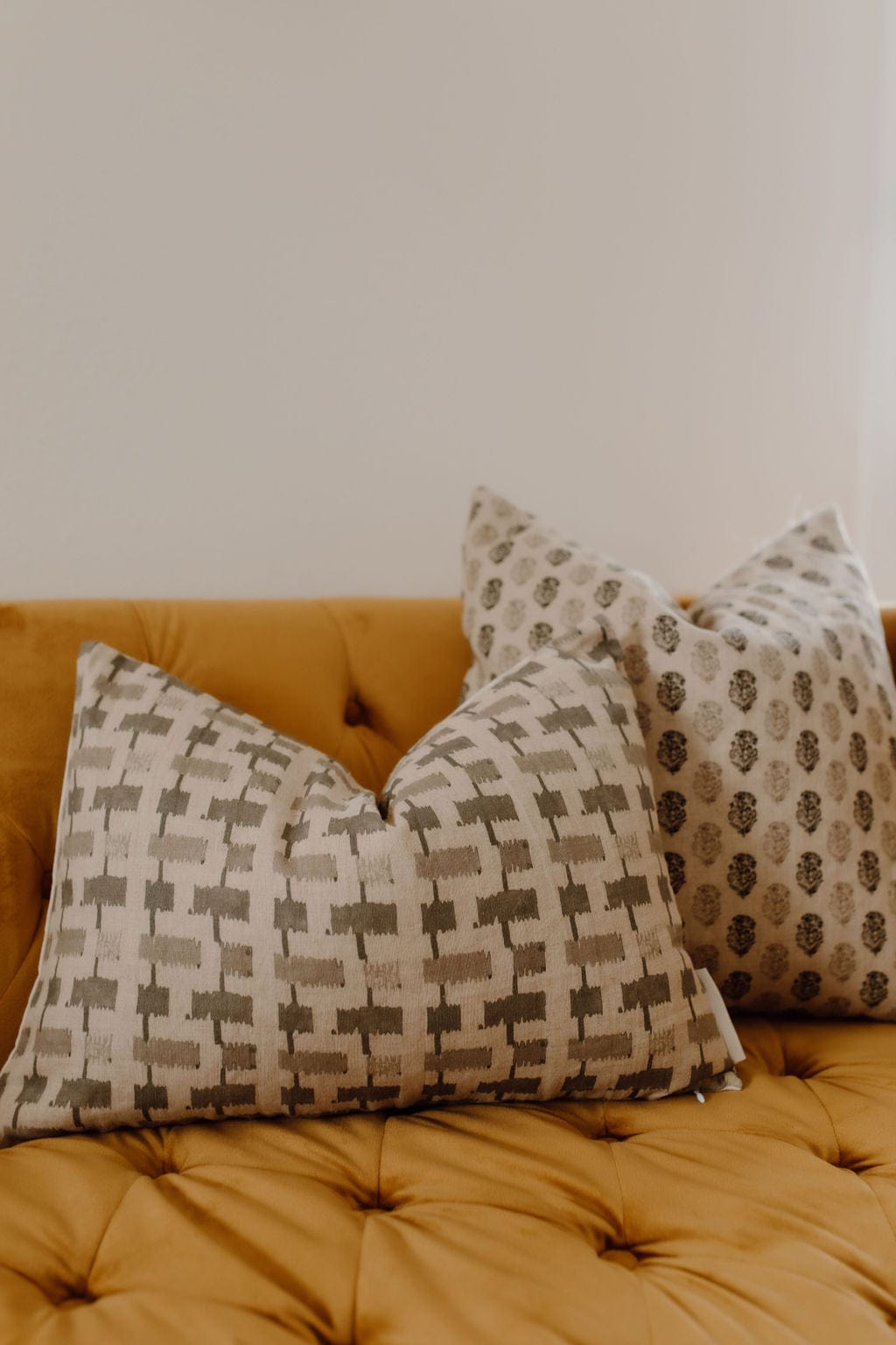 RuffledThread Home & Living > Home Décor > Decorative Pillows KUTI - Indian Hand Block Print Pillow Cover