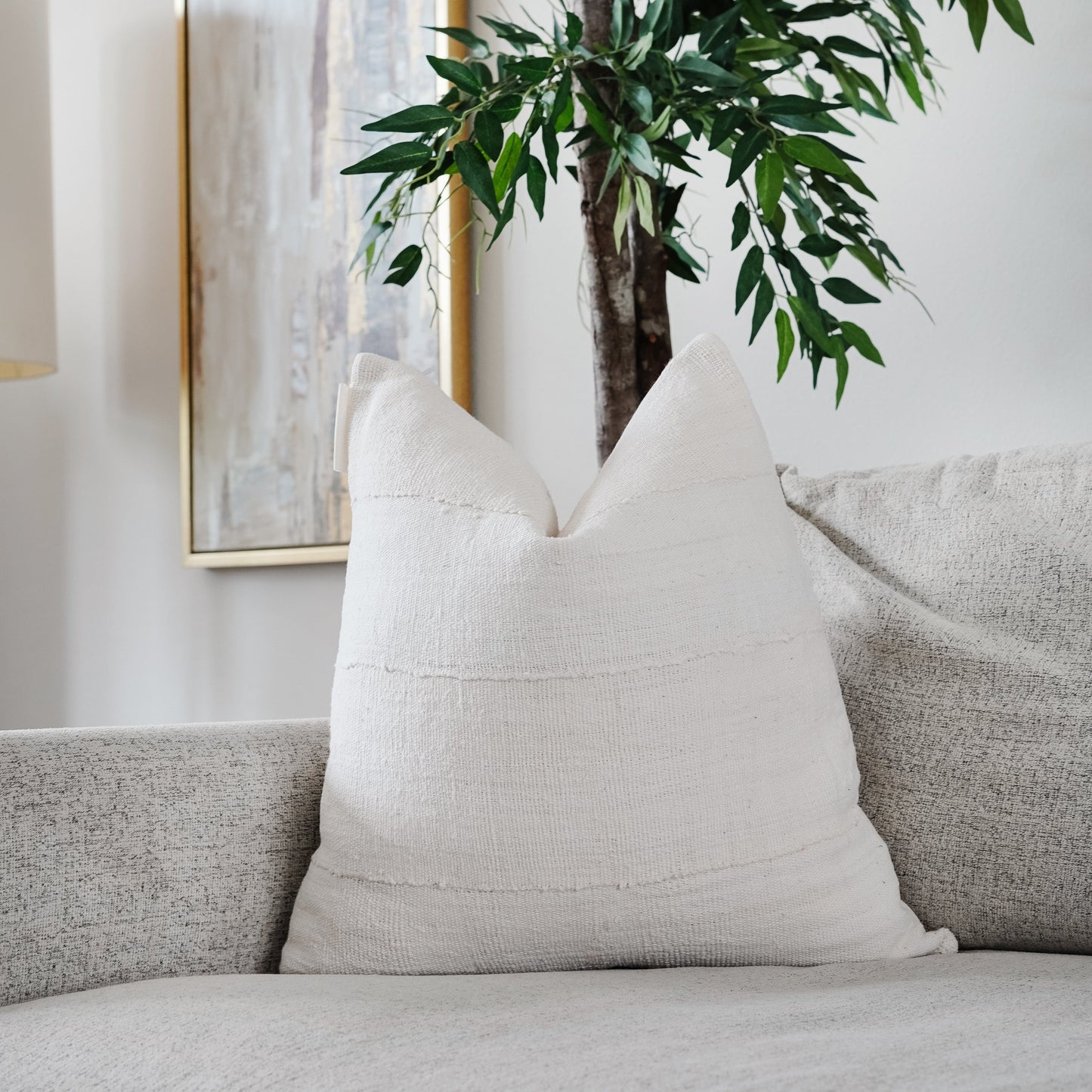 RuffledThread Home & Living > Home Décor > Decorative Pillows MAZI - Authentic Mali Mudcloth Throw Pillow Cover