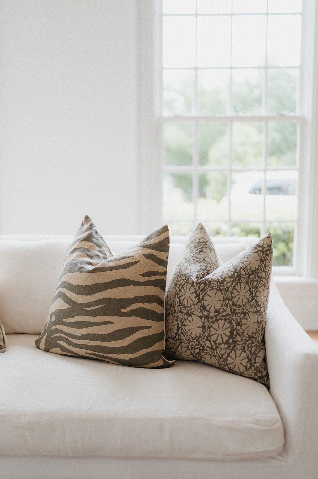 RuffledThread Home & Living > Home Décor > Decorative Pillows NAYO - Indian Hand Block Print Pillow Cover