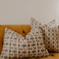 RuffledThread Home & Living > Home Décor > Decorative Pillows 14 in X 20 in NDIDI- Indian Hand Block linen Lumbar Pillow Cover