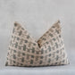 RuffledThread Home & Living > Home Décor > Decorative Pillows 14 in X 20 in NDIDI- Indian Hand Block linen Lumbar Pillow Cover