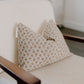 RuffledThread Home & Living > Home Décor > Decorative Pillows 14 in X 20 in NENE-Indian Hand Block Linen Lumbar Pillow cover