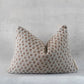 RuffledThread Home & Living > Home Décor > Decorative Pillows 14 in X 20 in NENE-Indian Hand Block Linen Lumbar Pillow cover