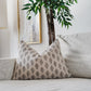 RuffledThread Home & Living > Home Décor > Decorative Pillows 14 in X 20 in NIYE - Indian Hand Block Linen Lumbar Pillow Cover