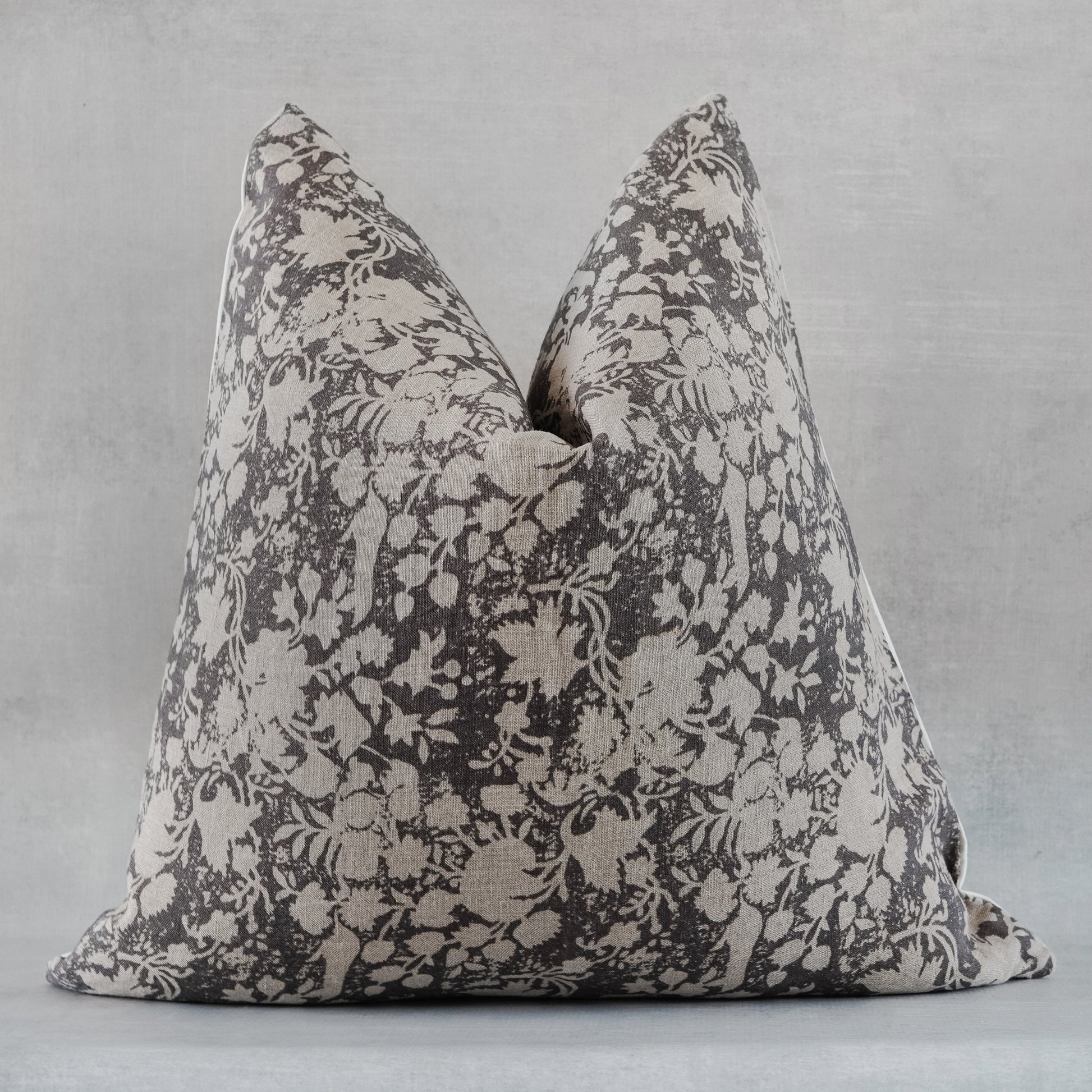 RuffledThread Home & Living > Home Décor > Decorative Pillows OGUN- Hand Block Linen Pillow cover