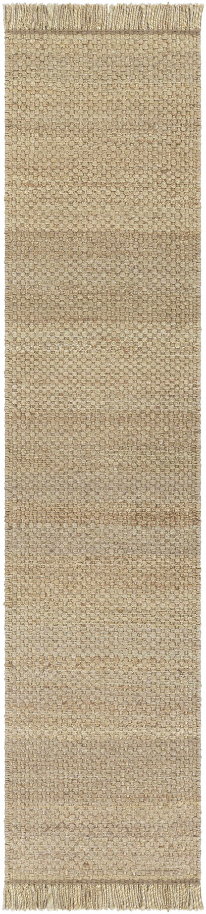 Hovland Hand Woven Natural Jute Rag Rug - Clearance.