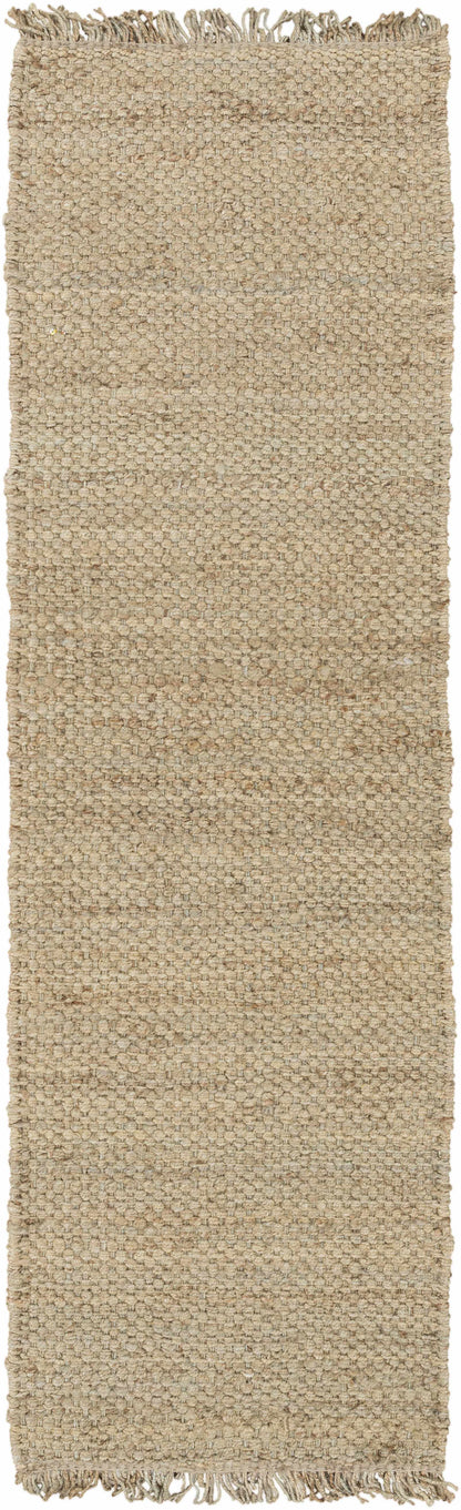 Hovland Hand Woven Natural Jute Rag Rug - Clearance.
