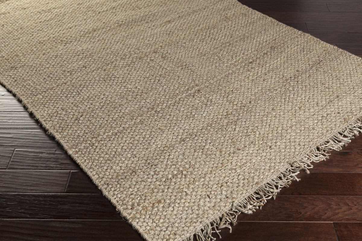 Hovland Hand Woven Natural Jute Rag Rug - Clearance.