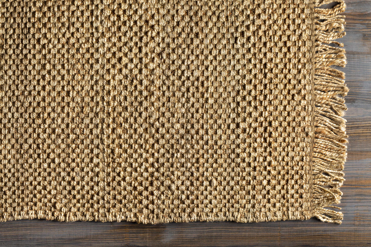 Hovland Hand Woven Natural Jute Rag Rug - Clearance.