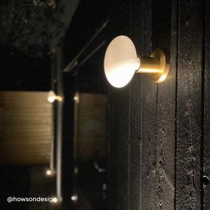 Lochan Wall Light in Graphite + Oval.