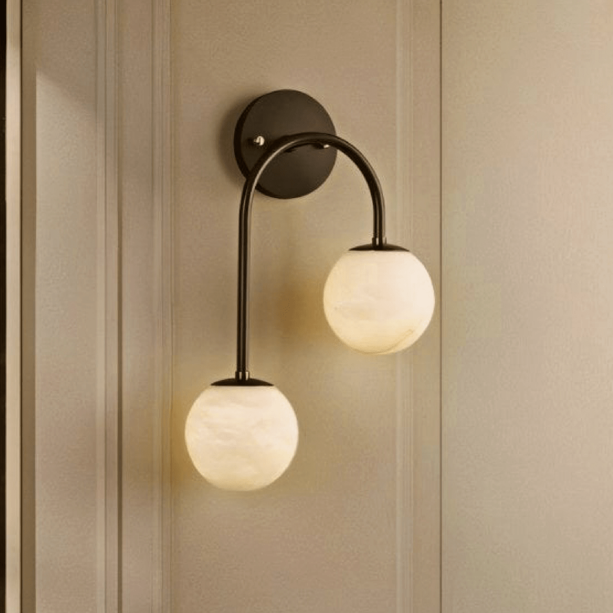Hulel Alabaster Wall Sconce.