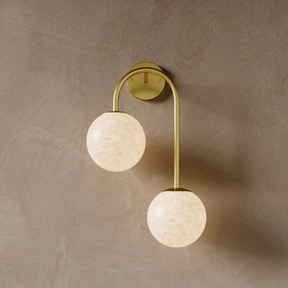 Hulel Alabaster Wall Sconce.