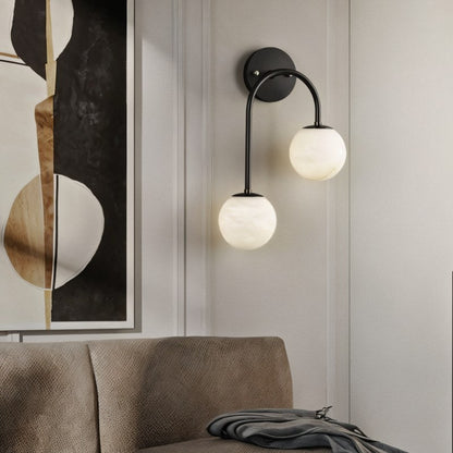 Hulel Alabaster Wall Sconce.