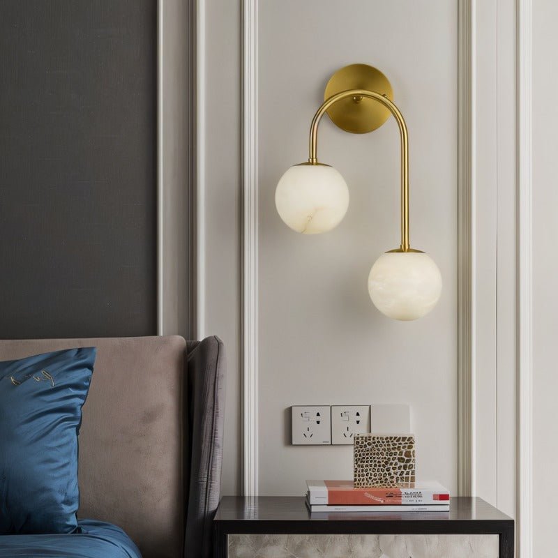Hulel Alabaster Wall Sconce.