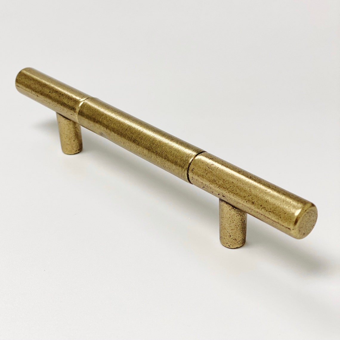 Sydney Aged Brass Cabinet Knob and Drawer Pulls.