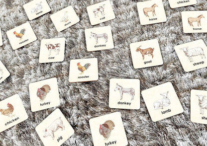 MEMORY GAME- Farm Animals