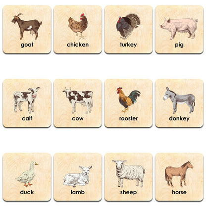 MEMORY GAME- Farm Animals