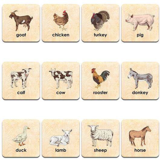 MEMORY GAME- Farm Animals