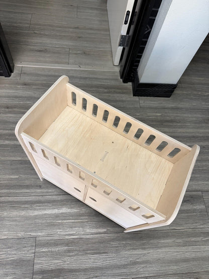 CLARA- Doll Crib with Storage