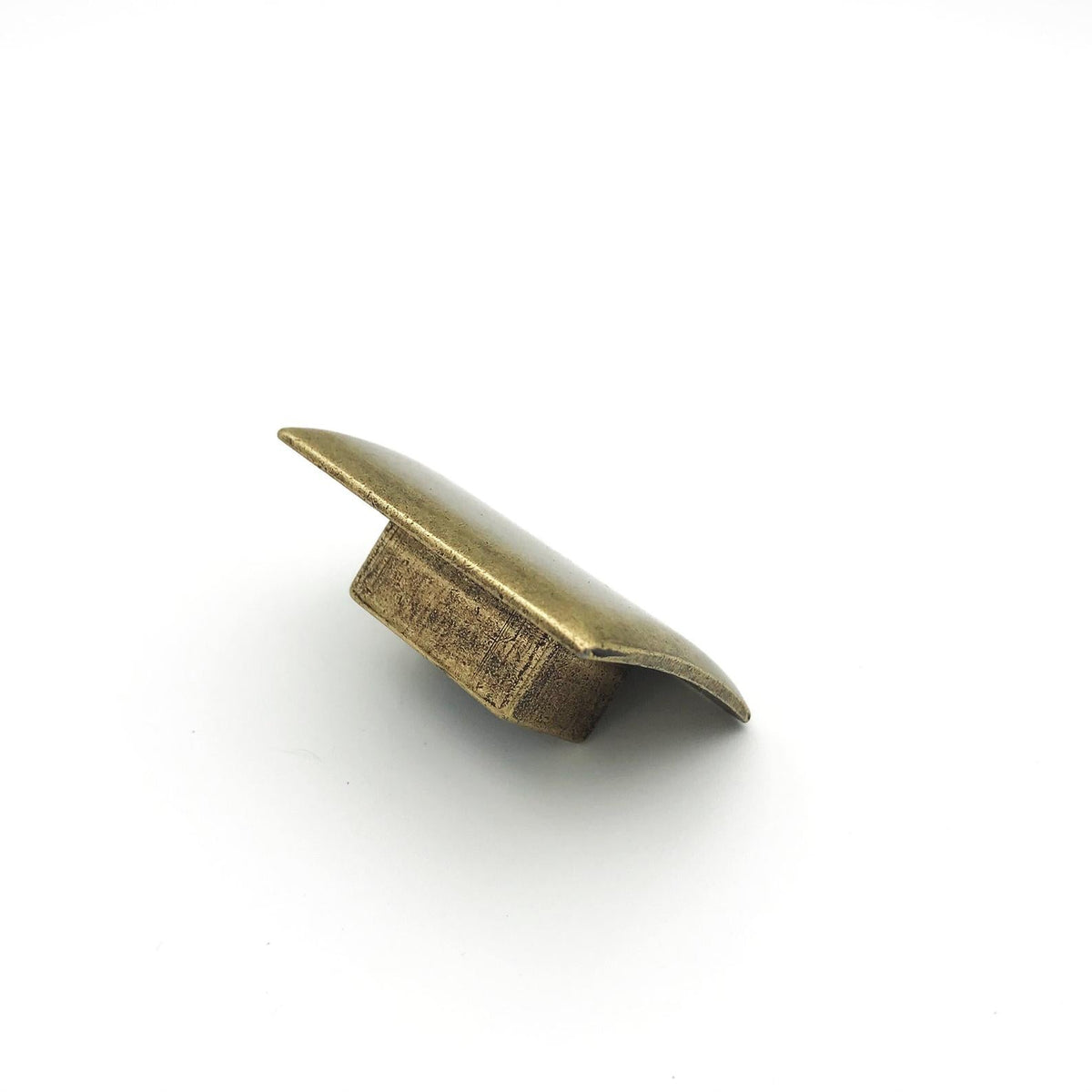 Rectangular Drawer  "Roman" Pulls in Aged Brass.