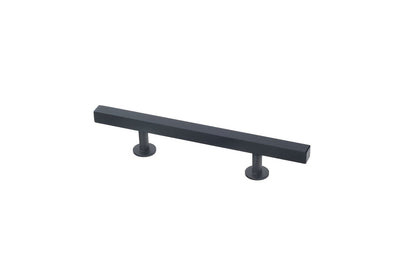 Lew's Square Bar Cabinet Knobs and Handles in Matte Black.