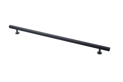 Lew's Square Bar Cabinet Knobs and Handles in Matte Black.