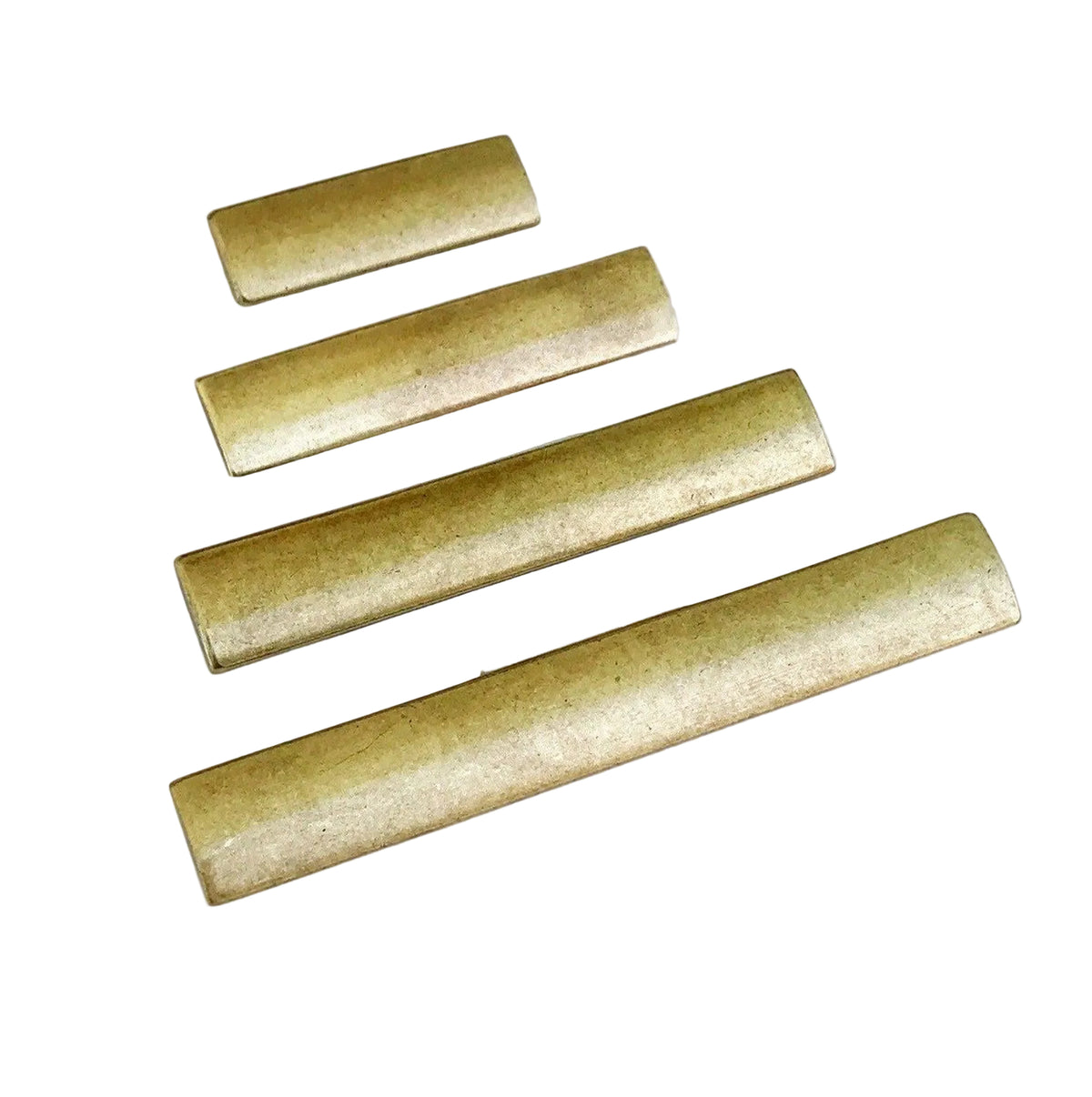 Rectangular "Dara" Aged Brass Drawer Pulls - Cabinet Handles.