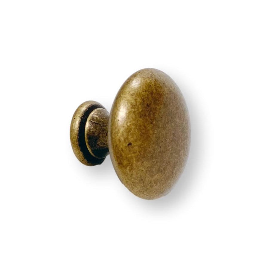 Round "Ella" Antique Bronze Round Cabinet Knob