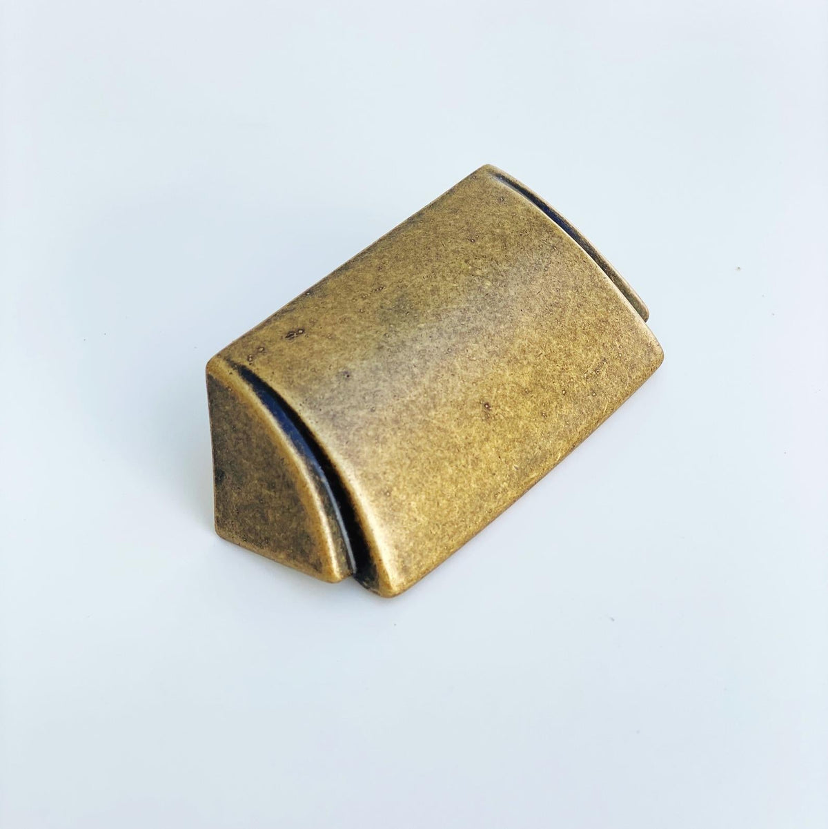 Antique Bronze "Ella" Cup Drawer Pull.