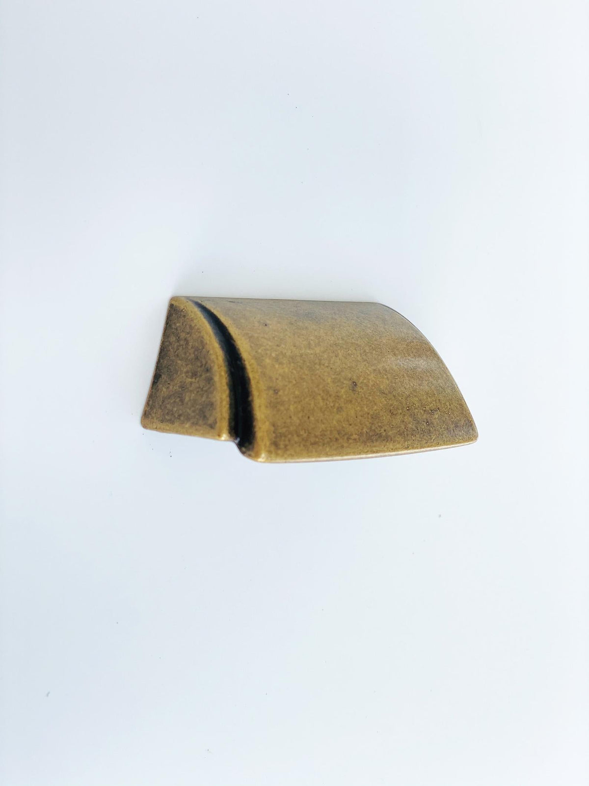 Antique Bronze "Ella" Cup Drawer Pull.