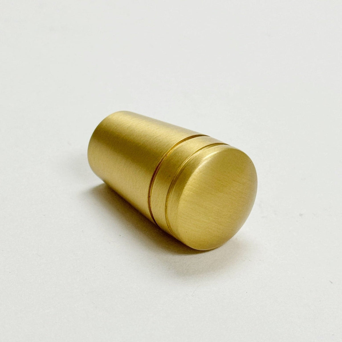 Satin Brass "Julien" Cabinet Knob and Drawer Pulls.