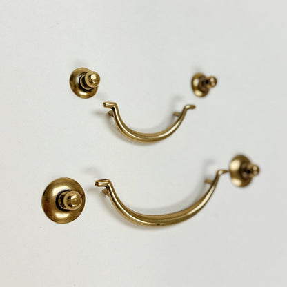 Ring Pulls "Sicily" Bail Antique Brass Hardware.