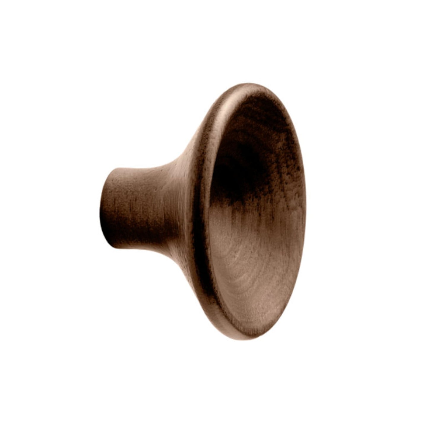 Walnut Wood "Japan" Cabinet Knob and Drawer Pulls.