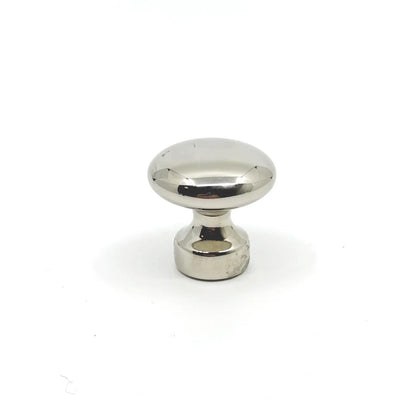 Polished Nickel "Baron" Cup Pull and Knobs