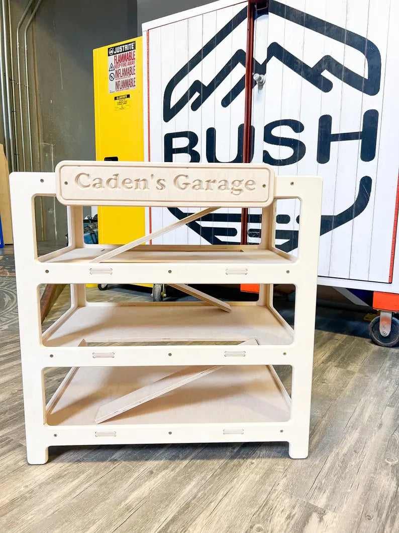 CADEN- Toy Car Ramp + Storage (Copy)