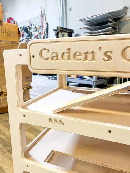 CADEN- Toy Car Ramp + Storage (Copy)